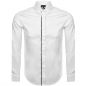 Emporio Armani Regular Fit Long Sleeved Shirt Whit